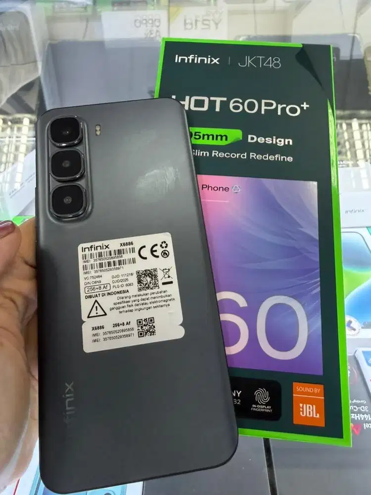infinix hot 60 pro plus ram 8/256 baru buka segel mulus 99%