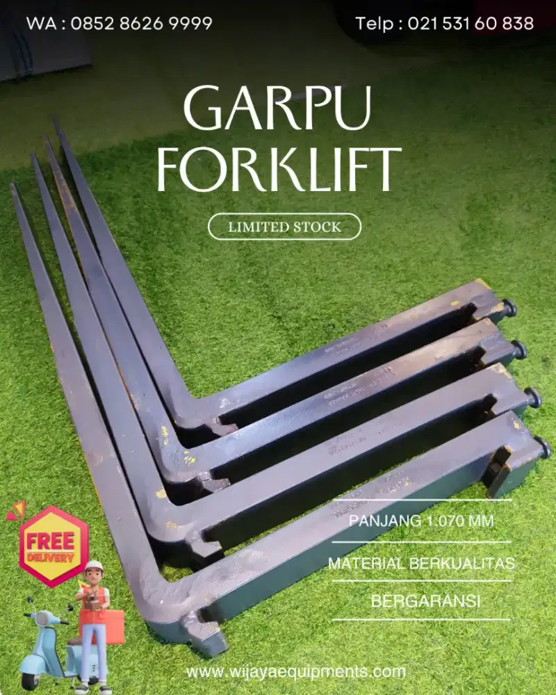 Garpu Forklift 2,5 - 3,5 Ton