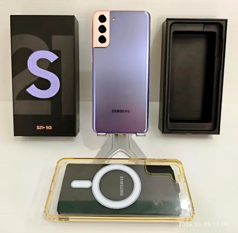 Samsung S21 Plus 5G 8/128 gb mulus 98% Ex Resmi minus Lighsaber bs TT