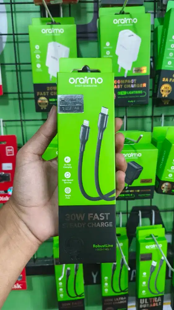 KABEL DATA TYPE C TO LIGHTNING ORAIMO OCD-114CL