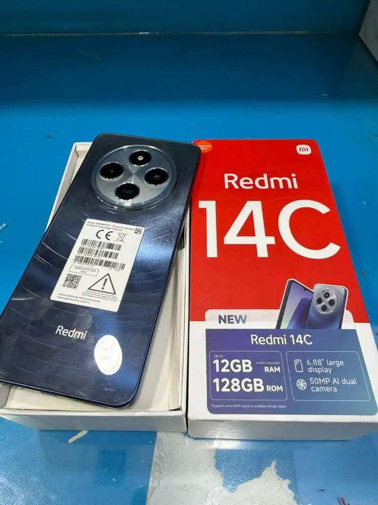 Xiaomi Redmi 14C ram 6/128gb mulus seperti baru