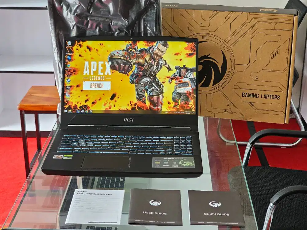 MSI Bravo 15 C7VFK AMD Ryzen 7 7735HS Ram 16 GB Nvidia RTX 4060 144 Hz