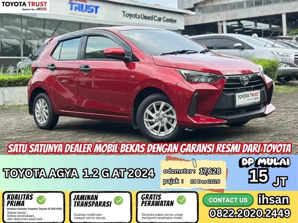 TOYOTA AGYA 1.2 G AT 2024