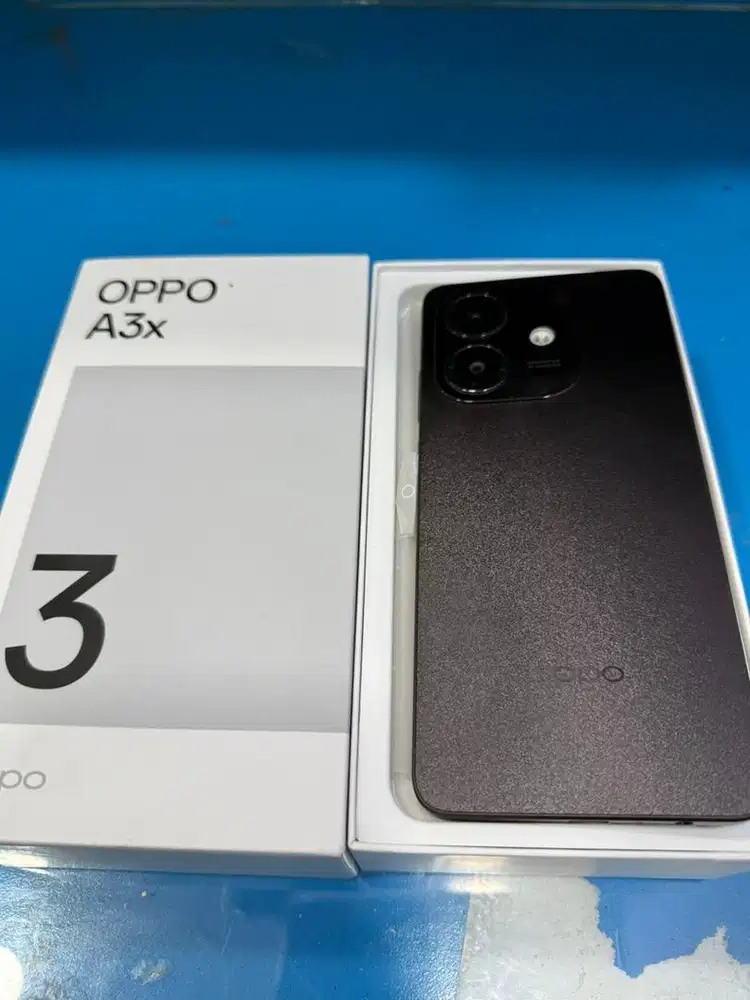 Oppo A3x ram 4/64gb mulus & lengkap semua original