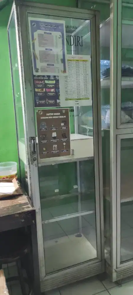 etalase tinggi second layak pakai