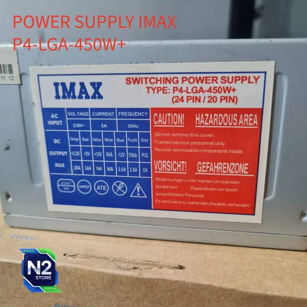 Power Supply pc komputer IMAX 450Watt