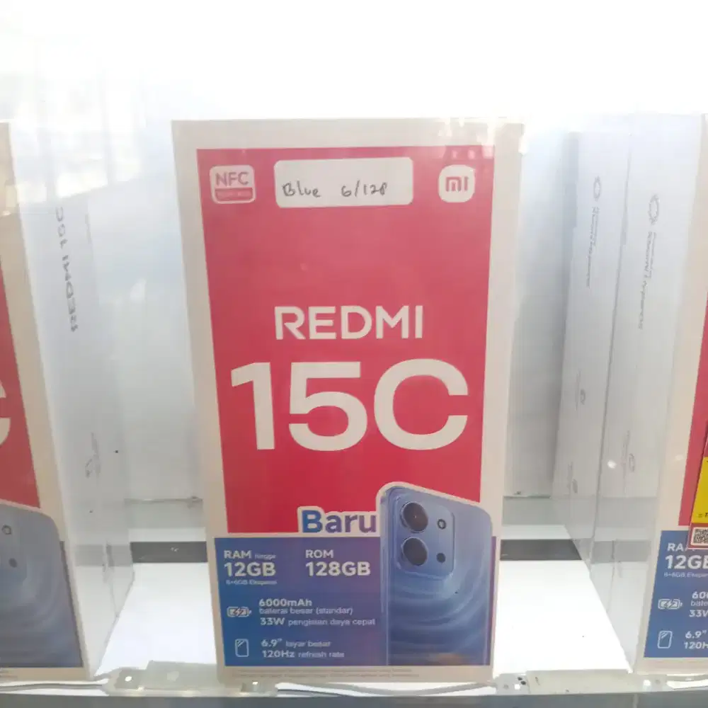Redmi 15C ram 6+6/128 bisa tanpa dp