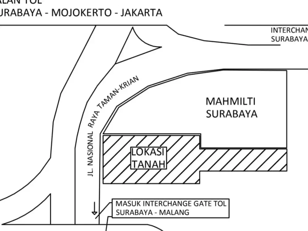 Tanah Nol Jalan Provinsi Bundaran Raya CITO-Waru