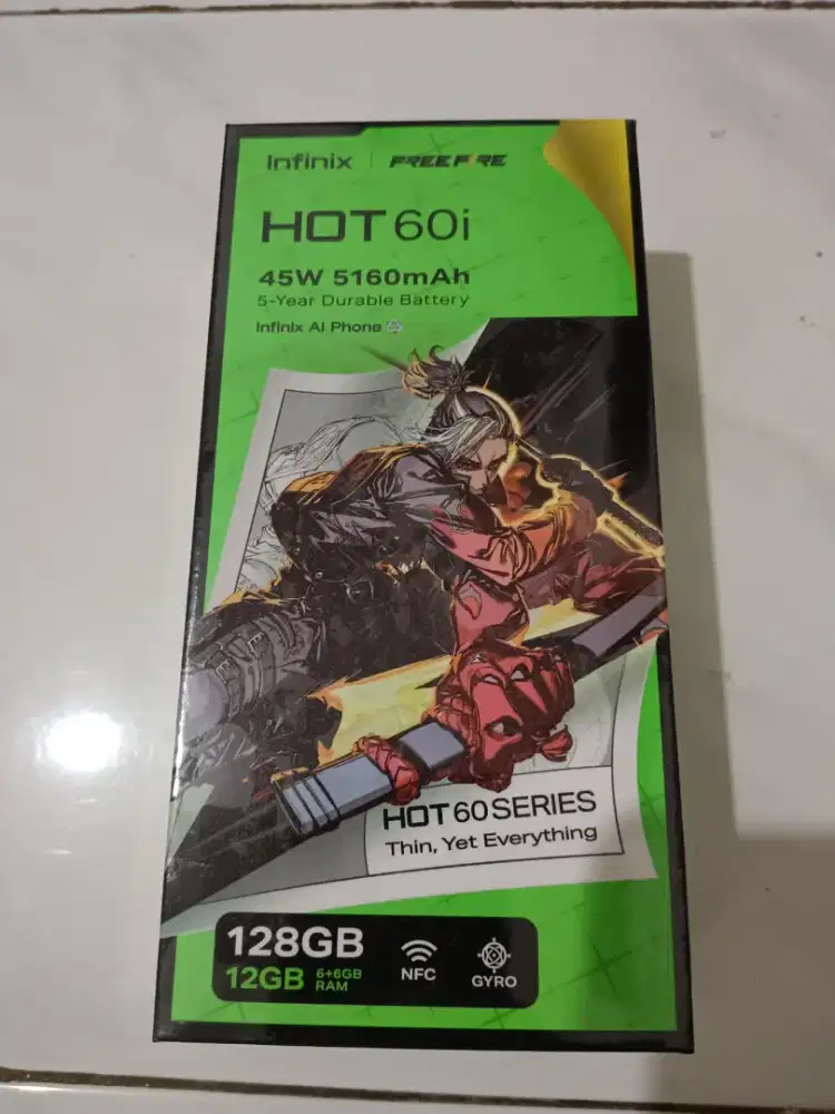 Infinix Hot 60i 6+6 GB , 128GB