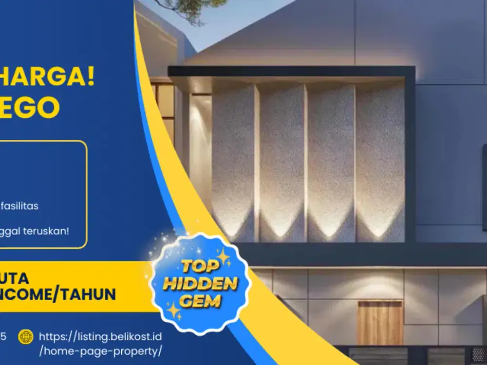Dijual Kosan Batam Full Furnished Income 200juta/tahun Dekat Indomaret