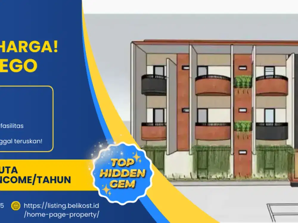 Di Jual Kosan di TB. Simatupang Cuan 672jt/Tahun Di support Garansi 3 Bulan