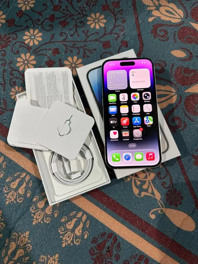 Iphone 14 pro silver 128