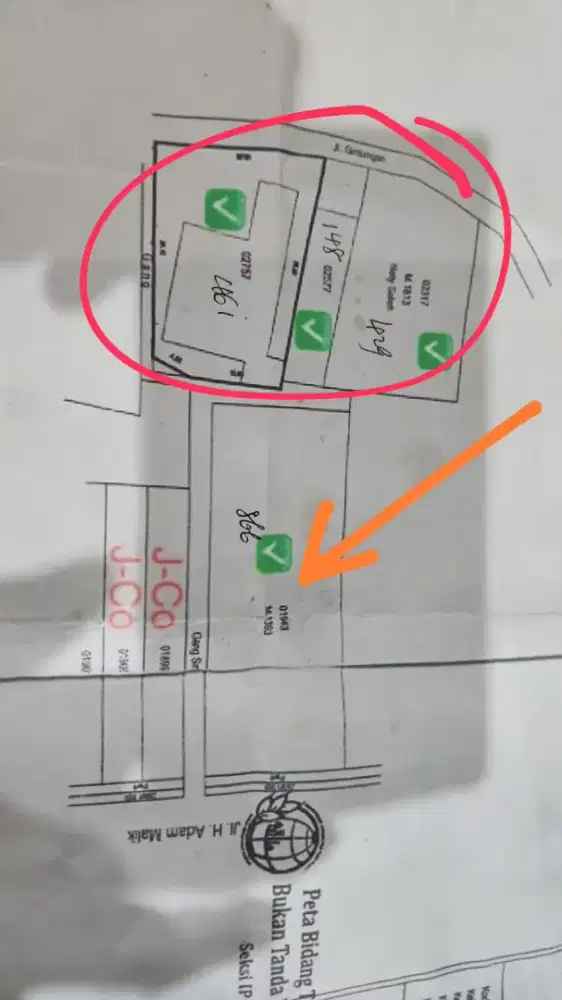 Tanah Premium Jalan Adam Malik