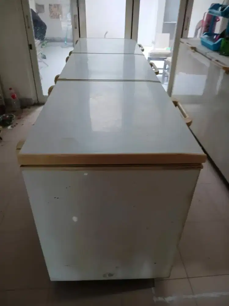 Freezer box 3 tutup kapasitas besar normal cocok utk usaha frozen food