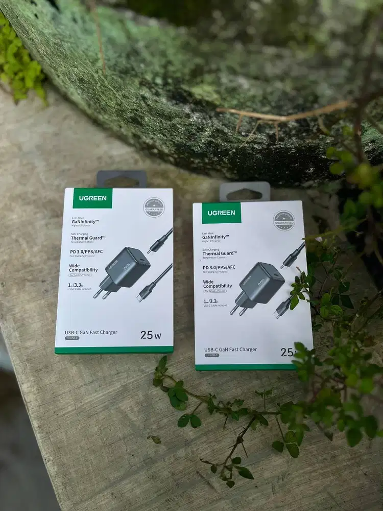 UGREEN Charger Set N Series USB-C GaN FastCharger 25W with Type-C to C