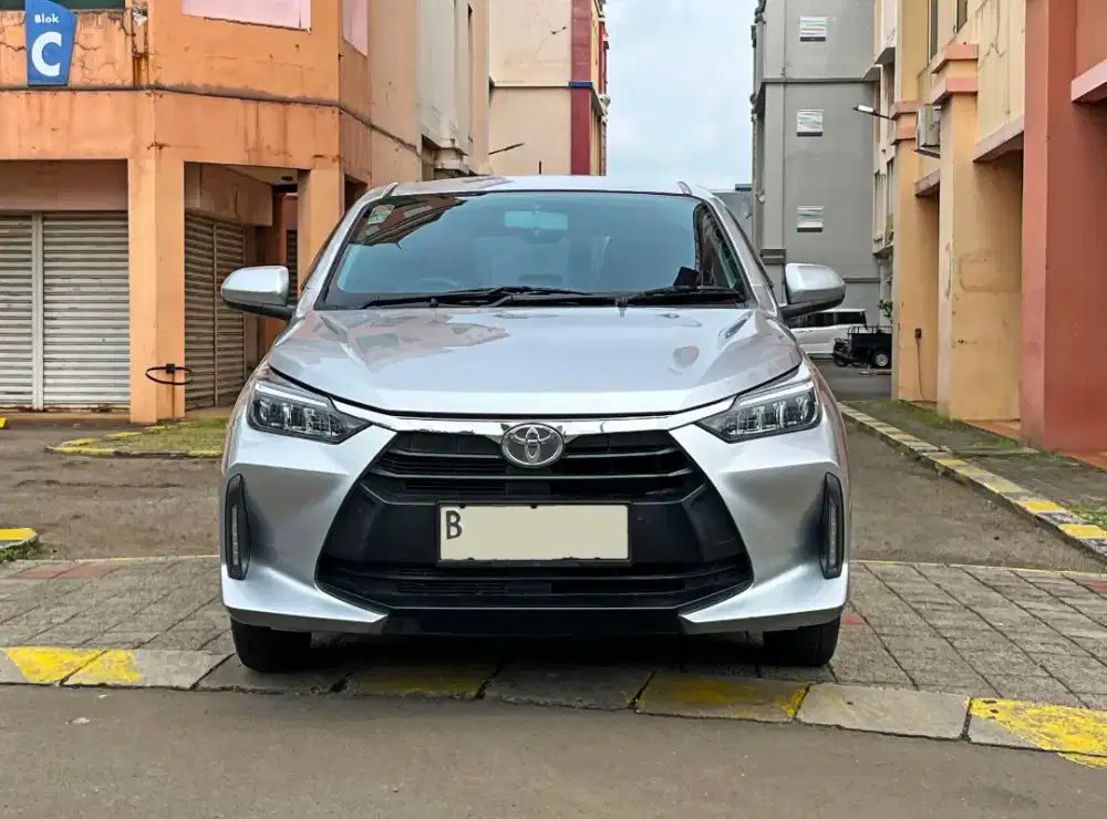 Dp ceper agya 1.2 g cvt 2023 new mdl matic toyota silver sdr gr sport