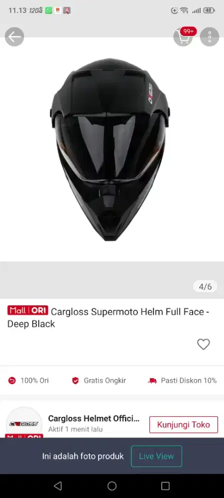 Helem Cargloss Supermoto