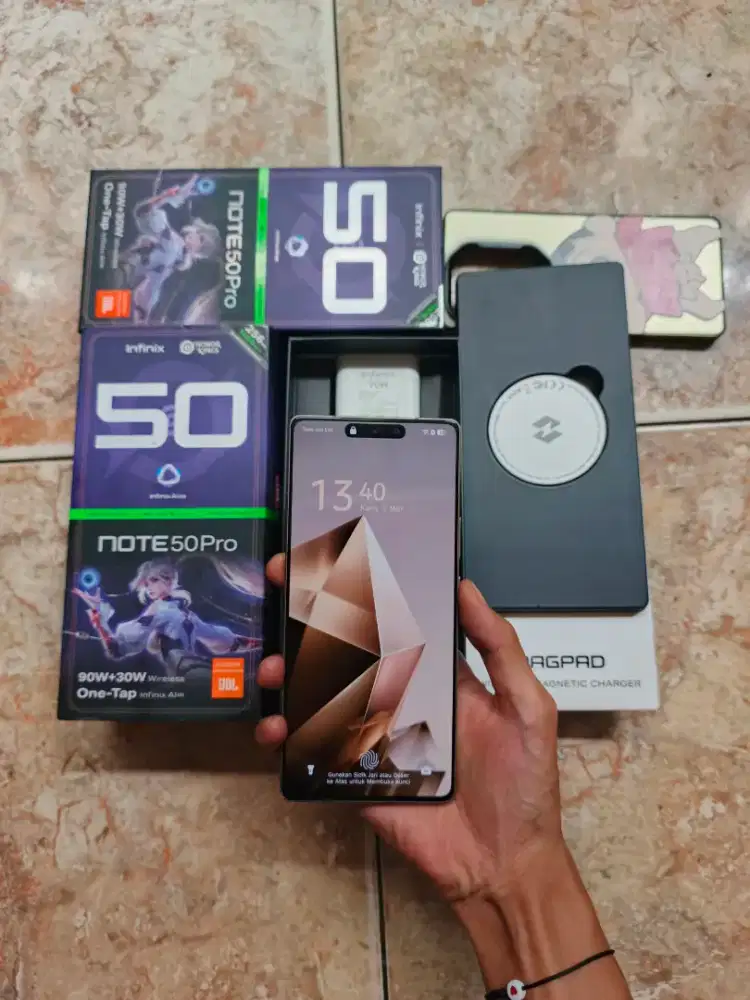 Infinix Note 50 Pro Ram 8+8/256 Fullset