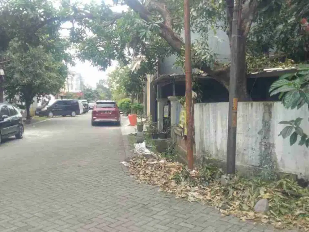 RUNGKUT ASRI UTARA 6 Jutaan/m2‼️Jual Hitung Tanah Posisi Hook Row Jalan 2,5 Mobil