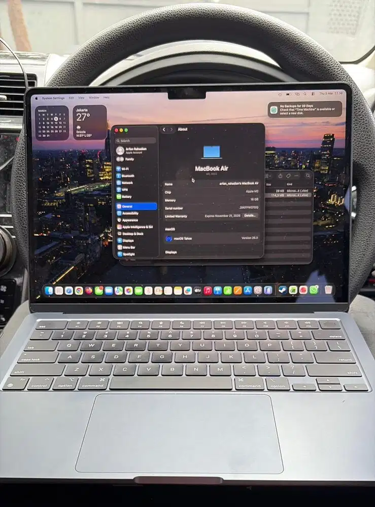 Macbook air m2 13inch 8/256gb