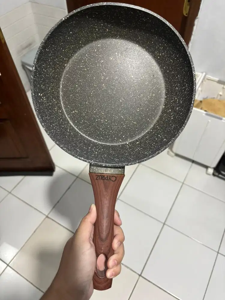 Cypruz Wajan Penggorengan Anti Lengket Fry Pan Induksi Marble Series