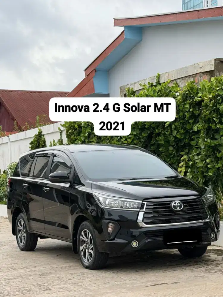Dijual Innova 2.4 G Solar MT 2021 {Km 25 ribu }