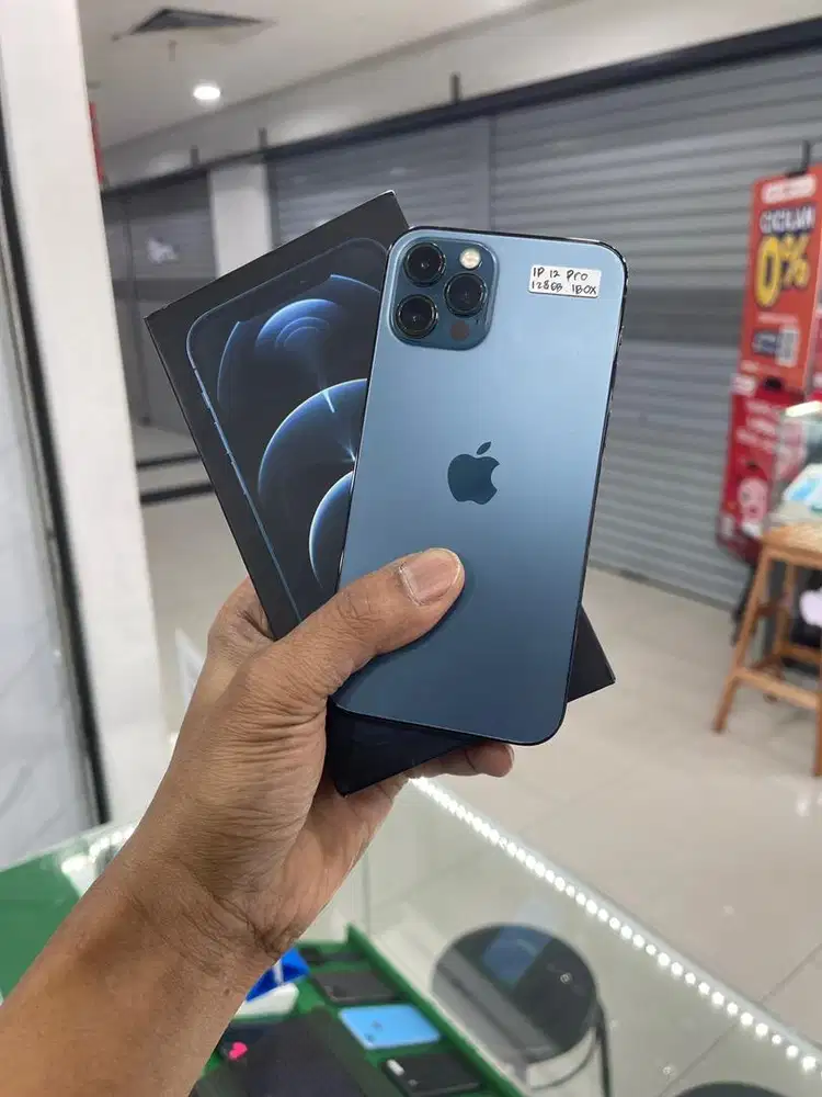 Iphone 12 Pro 128gb ibox mulus nominus semua fungsi normal fullset
