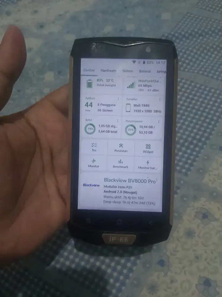 Blackview bv8000 pro minus layak pakai