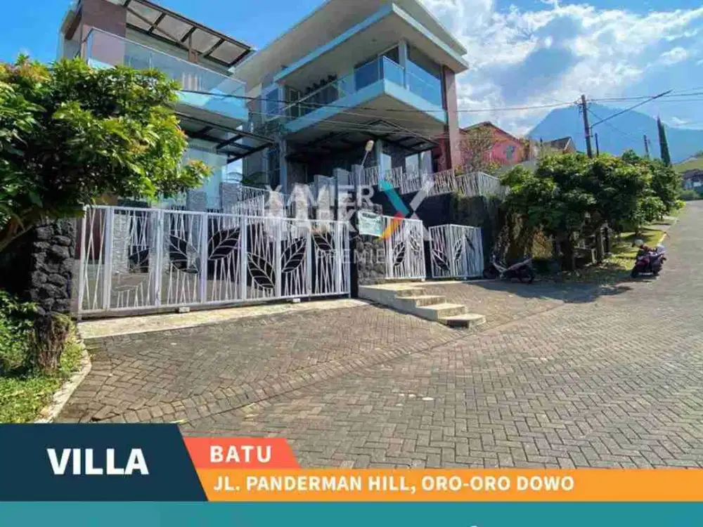 Dijual Villa Luas Full Furnish Dekat Jatim Park 2 Dan BNS di Junrejo Kota Batu