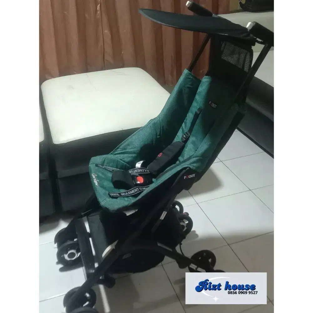 PL - Stroller CocoLatte Pockit RMD Knit CL 8381-Lake Blue