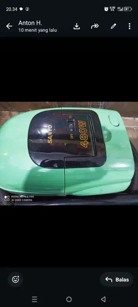 Di jual vacum cleaner merk Sanyo
