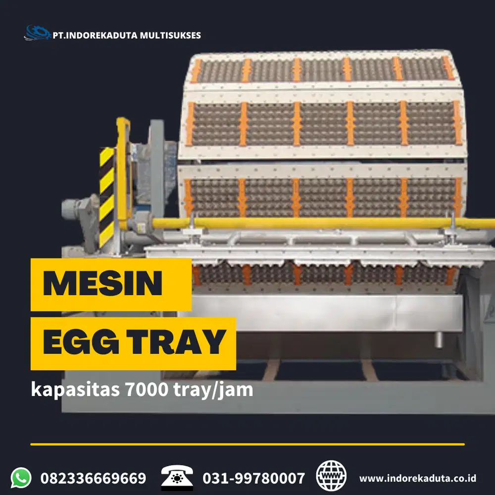 MESIN EGG TRAY KAPASITAS 7000 MANUAL
