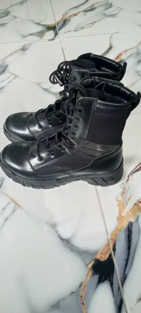 sepatu PDL POLRI sz 39 baru tanpa Duz