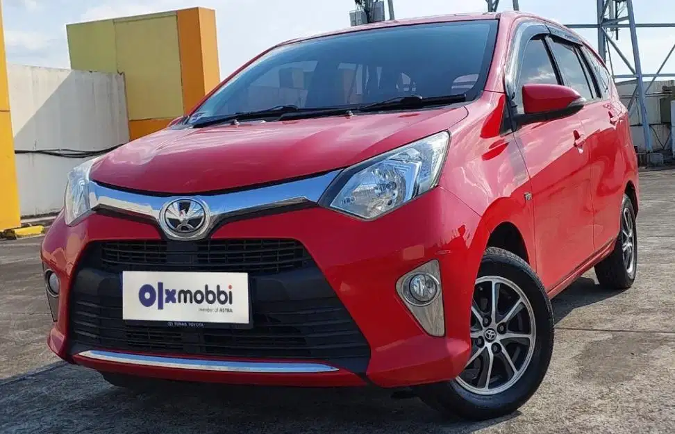 TDP 6,JT, Toyota Calya 1.2 G Bensin-AT Merah 2017