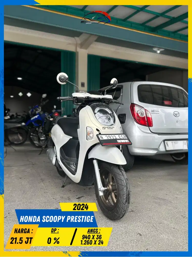 HONDA SCOOPY PRESTIGE 2024 SIAP ANGKUT LURR HIKMAH MOTOR KEPUH MALANG