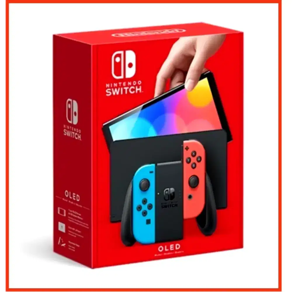 Nintendo swict oled warna neon reg asia