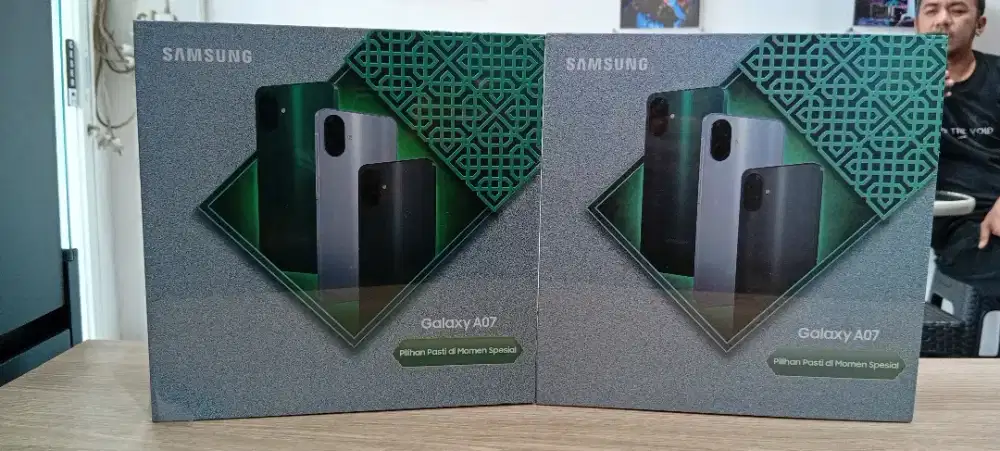 Samsung A07 ram 4gb Rom 64gb free gift box