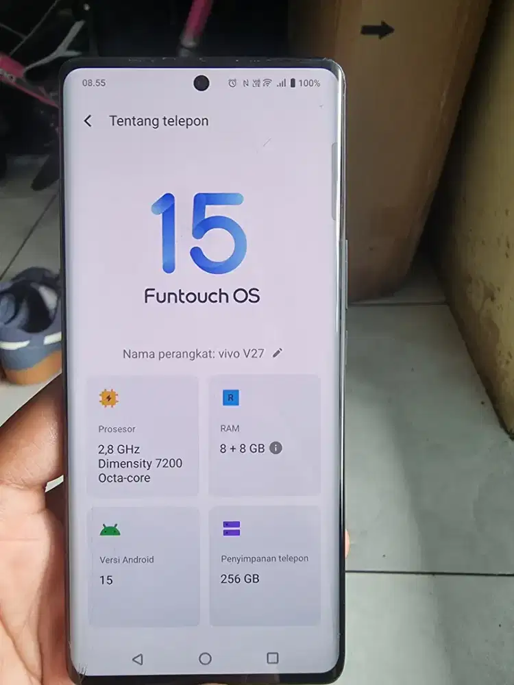 Vivo V27 5G Ram 8+8/256 Minus