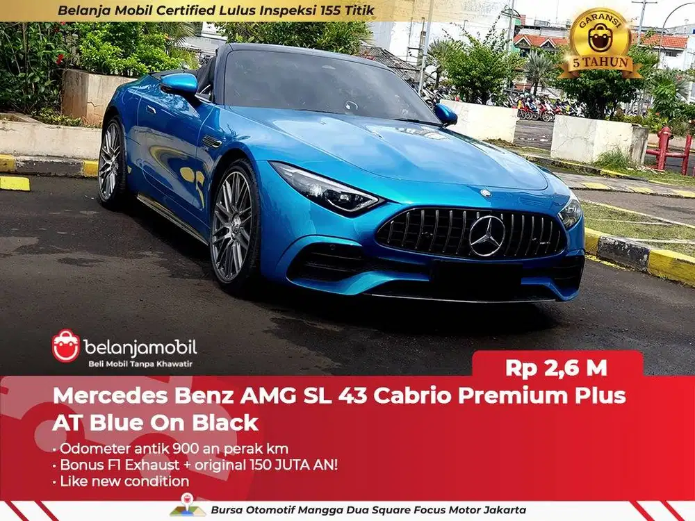 [ KM 900 PERAK ] Mercedes Benz Mercy AMG SL43 SL 43 Cabrio 2023 2024