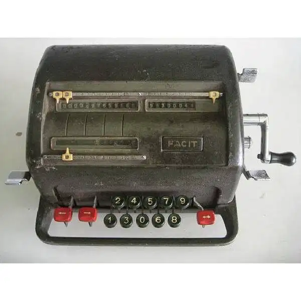 Vintage calculator Art deco Antik Model NTK ÀVIDABERG - FACIT