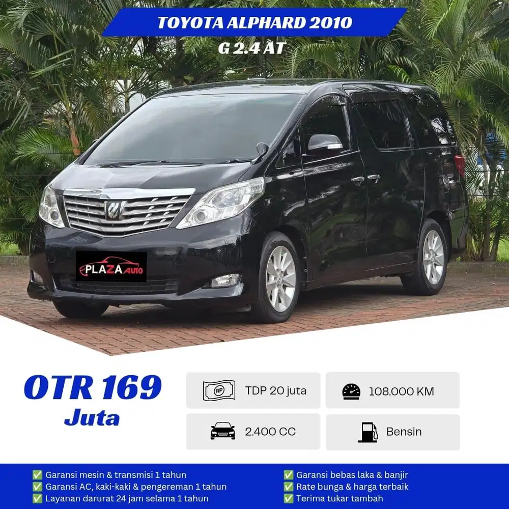 Toyota Alphard 2010 G 2.4 Automatic