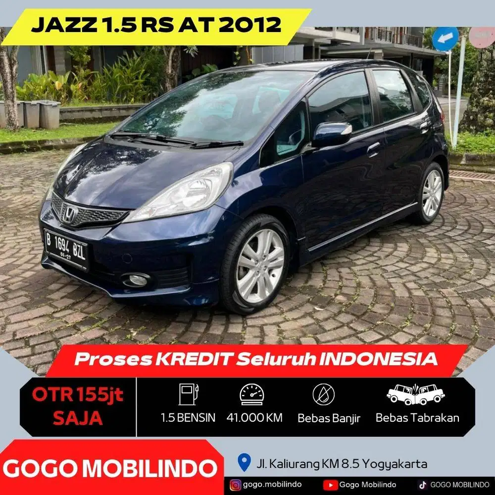 Honda Jazz RS Matic 2012 ANTIK SIMPANAN DP Minim Kredit Murah