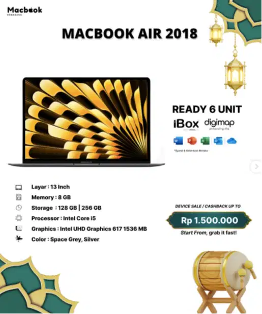 Macbook air 2018 8/128