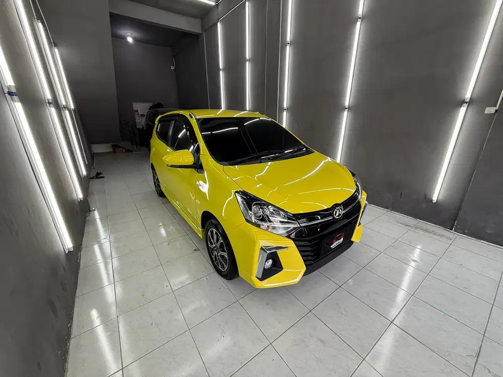 [ODO 800] DAIHATSU AYLA 1.2 R M/T 2022 KUNING SECOND LIKE NEW AGYA