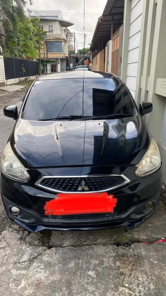 Jual Mitsubishi Mirage Hitam 2017 GLS AT