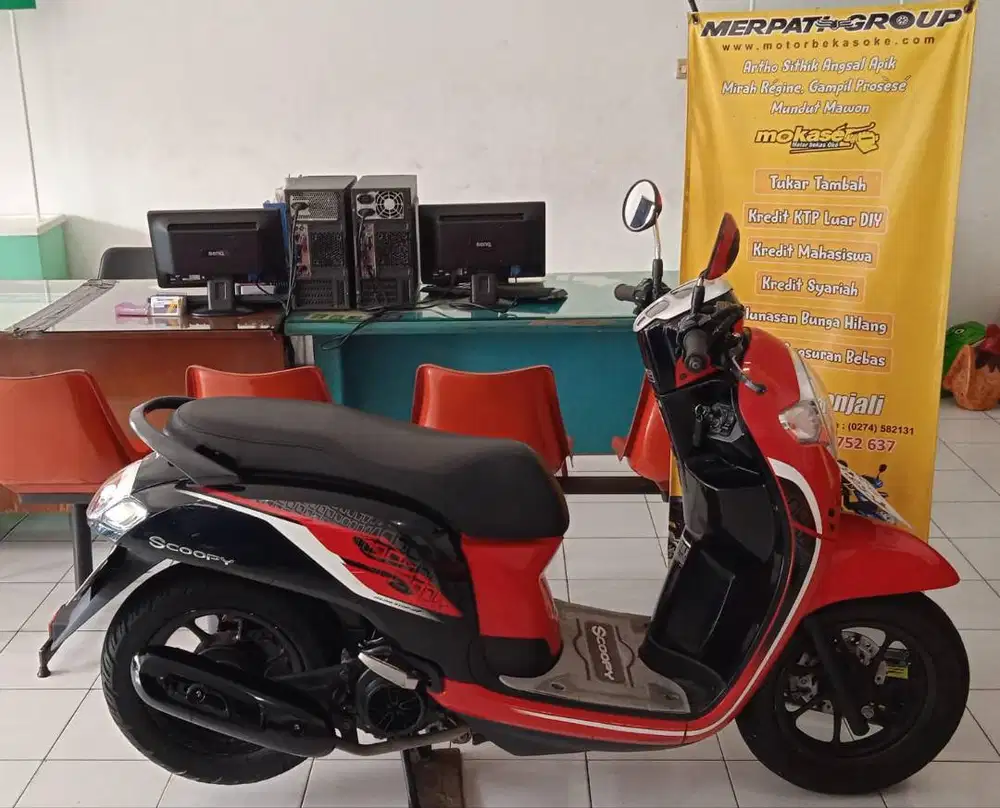 HONDA SCOOPY TH 2019 KREDIT MOTOR MURAH MERPATI MONJALI