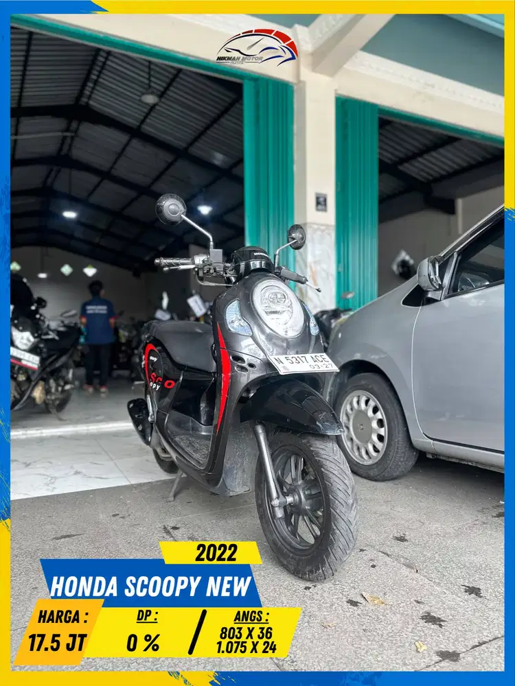 HONDA SCOOPY NEW 2022 MONGGO GAS POLL HIKMAH MOTOR KEPUH
