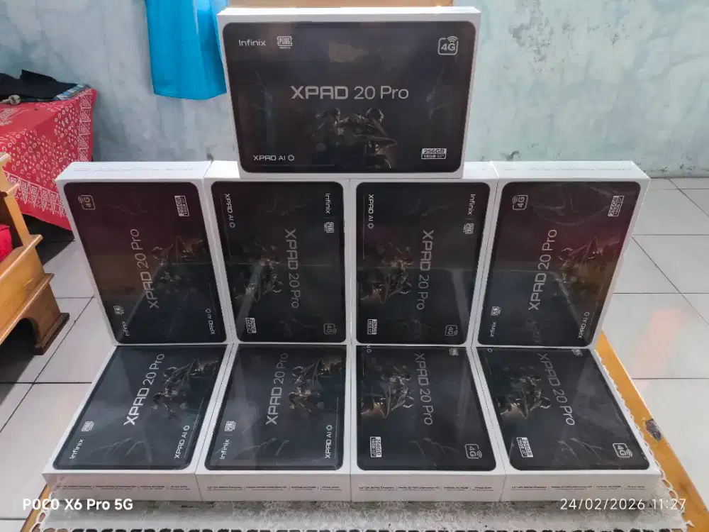 Infinix xpad 20 pro 8/256 8/128 baru dan segel murah