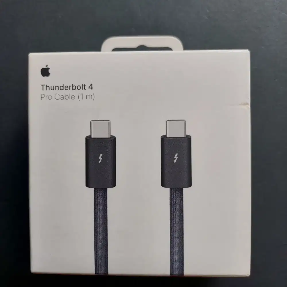 APPLE THUNDERBOLT 4 PRO CABLE 1M GARANSI RESMI IBOX