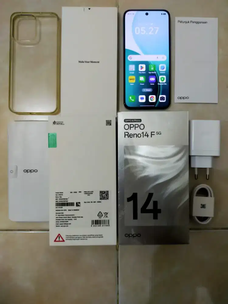 Oppo Reno 14F 5G 8/256 asli Oppo bukan barang refurbish